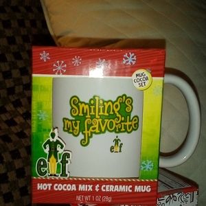 NEW! ELF mug and cocoa set